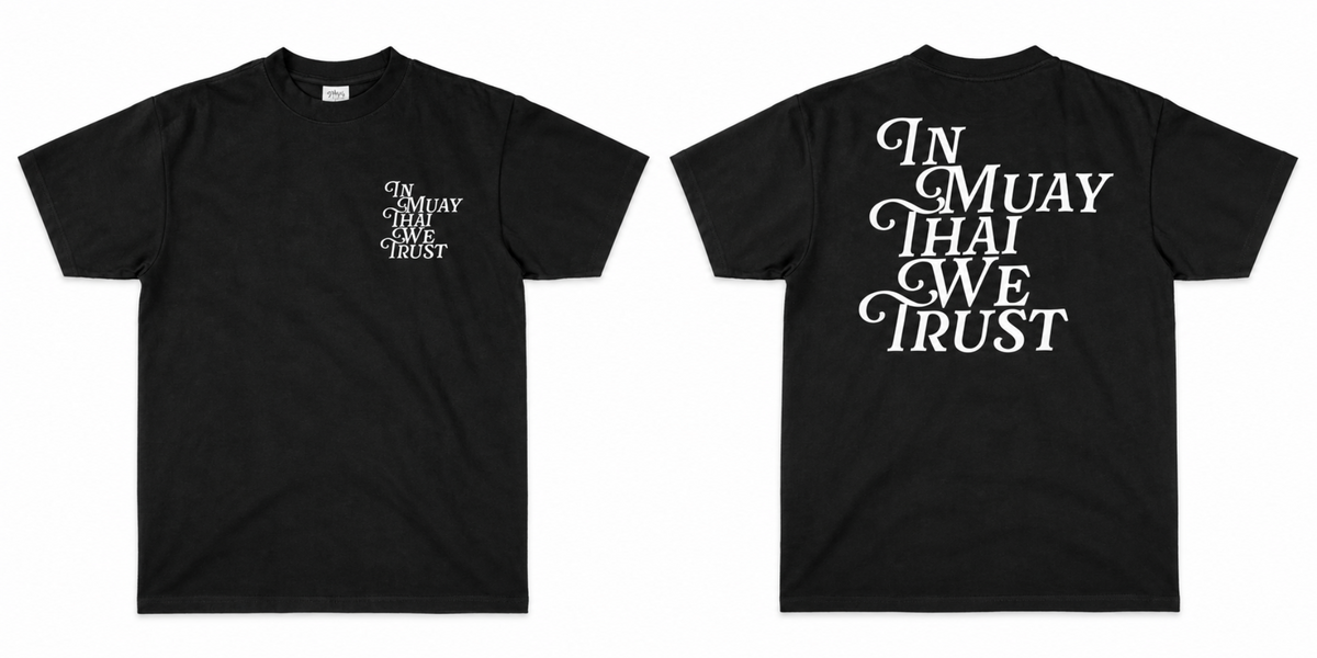 In Muay Thai We Trust - Black