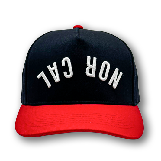 Navy/Red "Upside Down" Hat